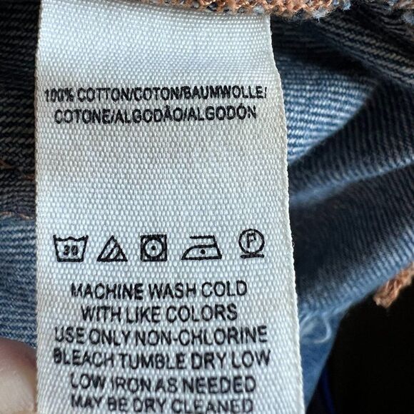 Free People We the Free Distressed Denim Shorts Size 29 - Picture 6 of 8